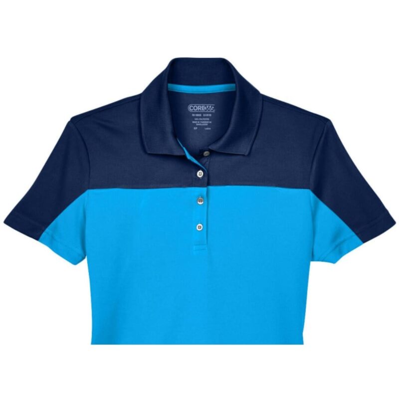 Custom CORE365 Ladies' Balance Colorblock Performance Piqué Polo - 6