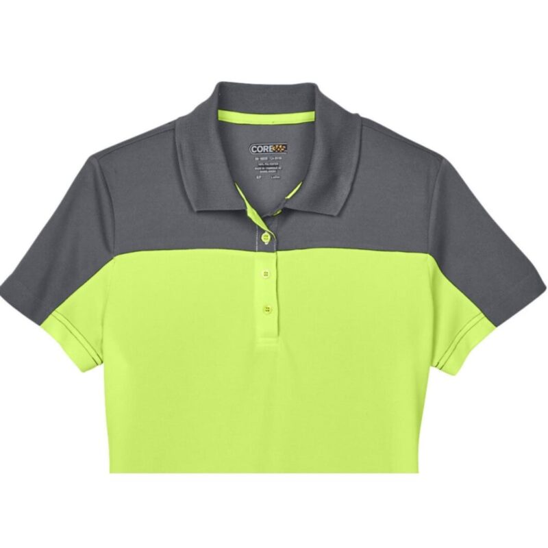 Custom CORE365 Ladies' Balance Colorblock Performance Piqué Polo - 8