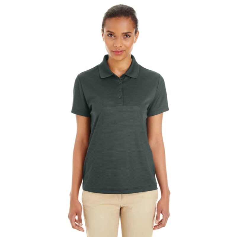 CORE365-Ladies-Express-Microstripe-Performance-Pique-Polo-BACE102W Custom CORE365 Ladies' Express Microstripe Performance Piqué Polo