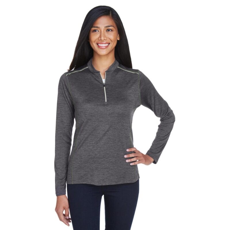 Custom CORE365 Ladies' Kinetic Performance Quarter-Zip - 1