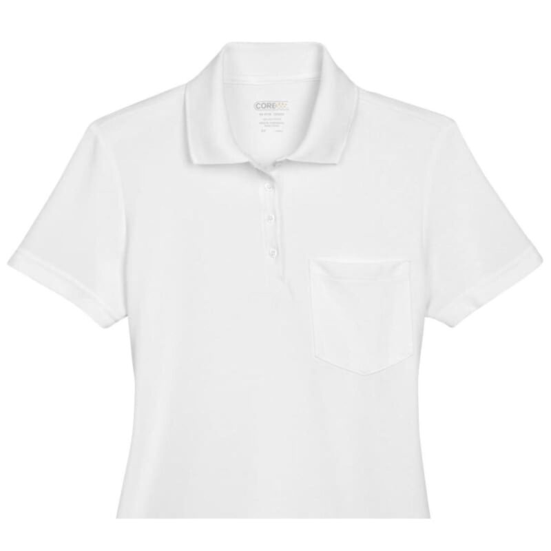 Custom CORE365 Ladies' Origin Performance Piqué Polo With Pocket - 3