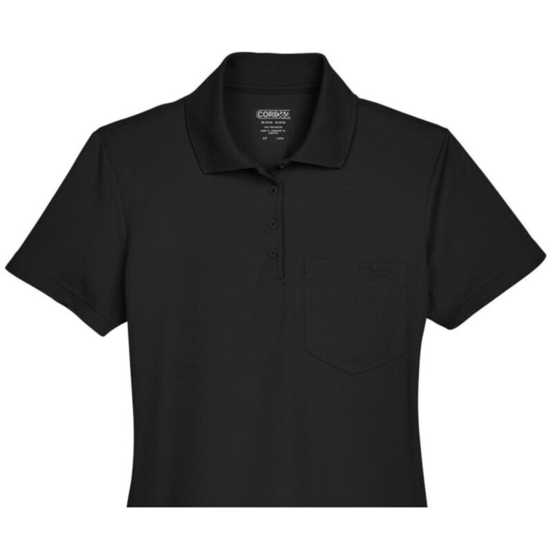 Custom CORE365 Ladies' Origin Performance Piqué Polo With Pocket - 4