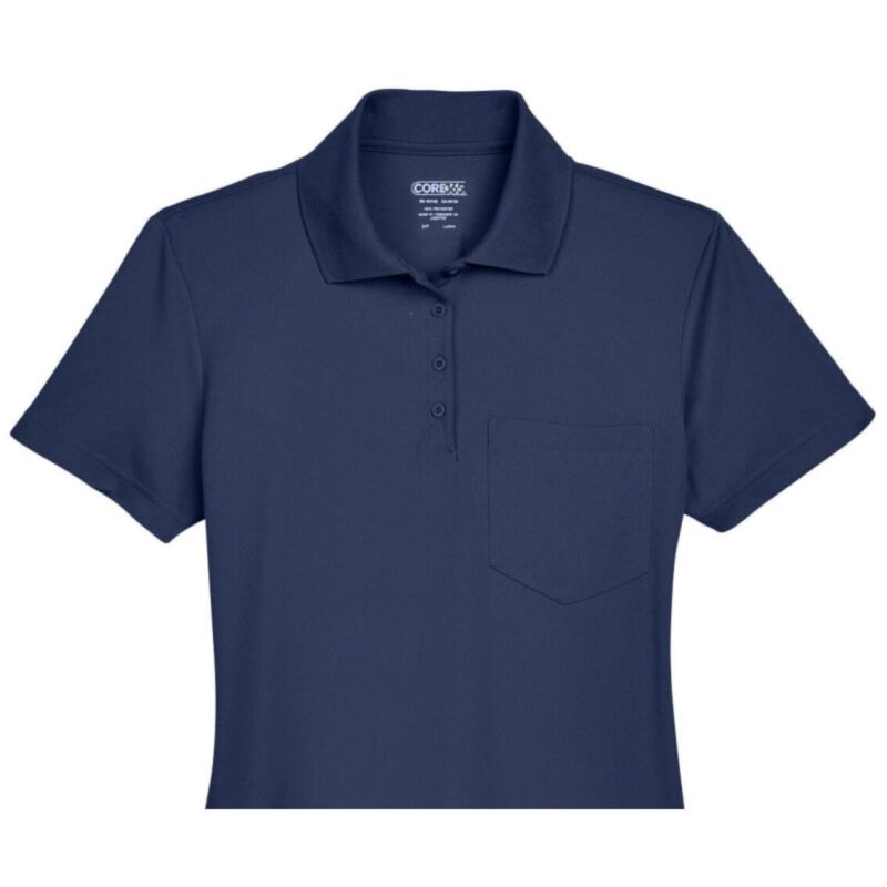 Custom CORE365 Ladies' Origin Performance Piqué Polo With Pocket - 7