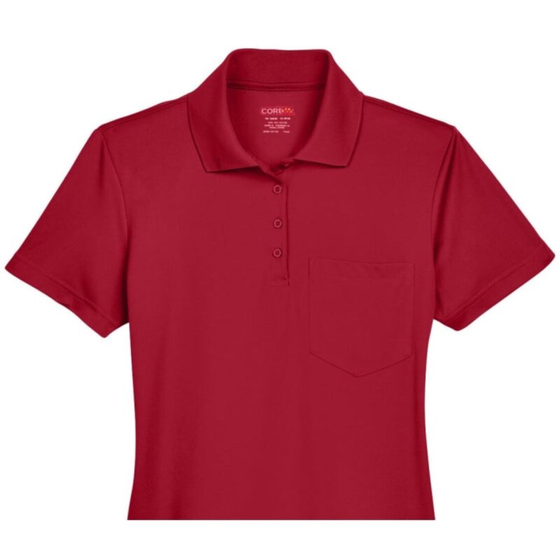 Custom CORE365 Ladies' Origin Performance Piqué Polo With Pocket - 8