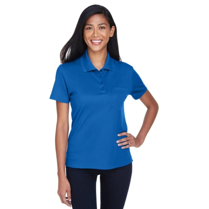 Custom CORE365 Ladies' Origin Performance Piqué Polo With Pocket