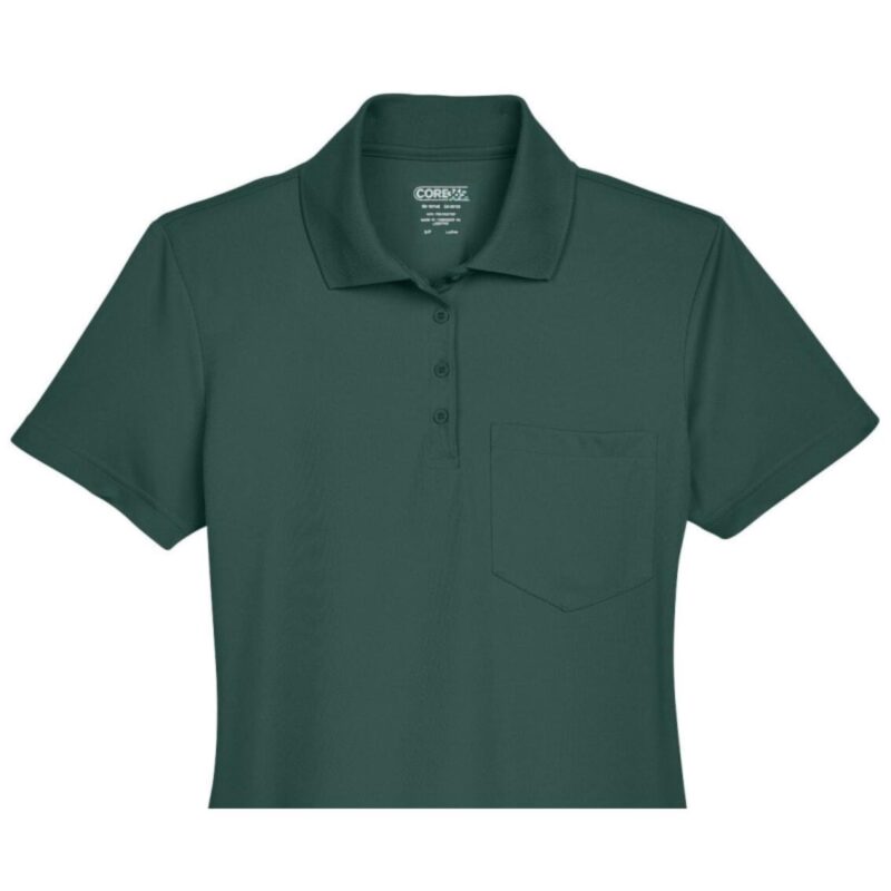 Custom CORE365 Ladies' Origin Performance Piqué Polo With Pocket - 9