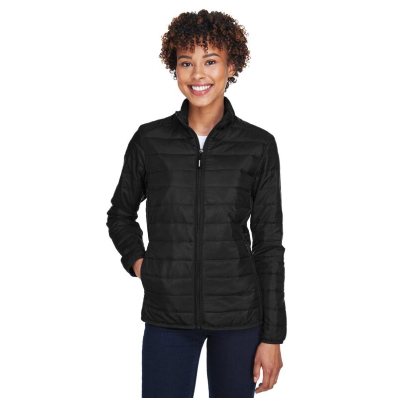 Custom CORE365 Ladies' Prevail Packable Puffer Jacket - 1