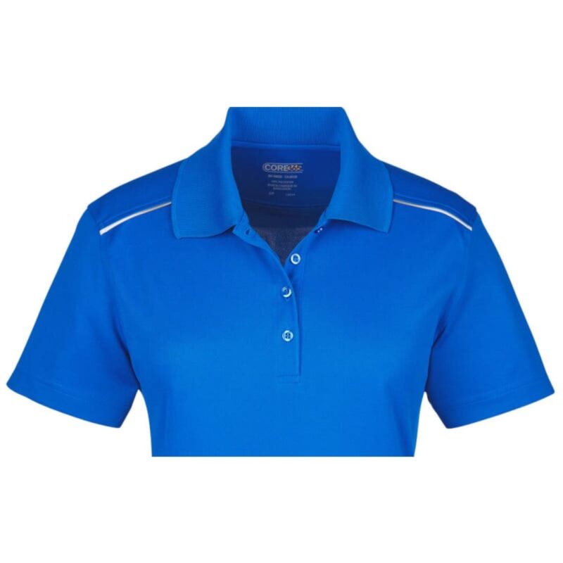 Custom CORE365 Ladies' Radiant Performance Piqué Polo With Reflective Piping - 7