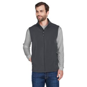 Custom CORE365 Men's Cruise Two-Layer Fleece Bonded Soft Shell Vest