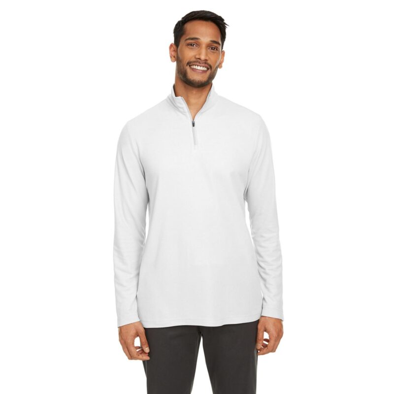 Custom CORE365 Men's Fusion ChromaSoft™ Pique Quarter-Zip - 1