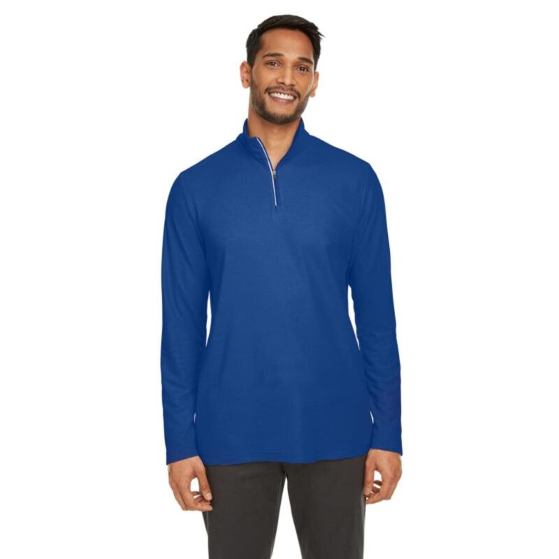 Custom CORE365 Men's Fusion ChromaSoft™ Pique Quarter-Zip