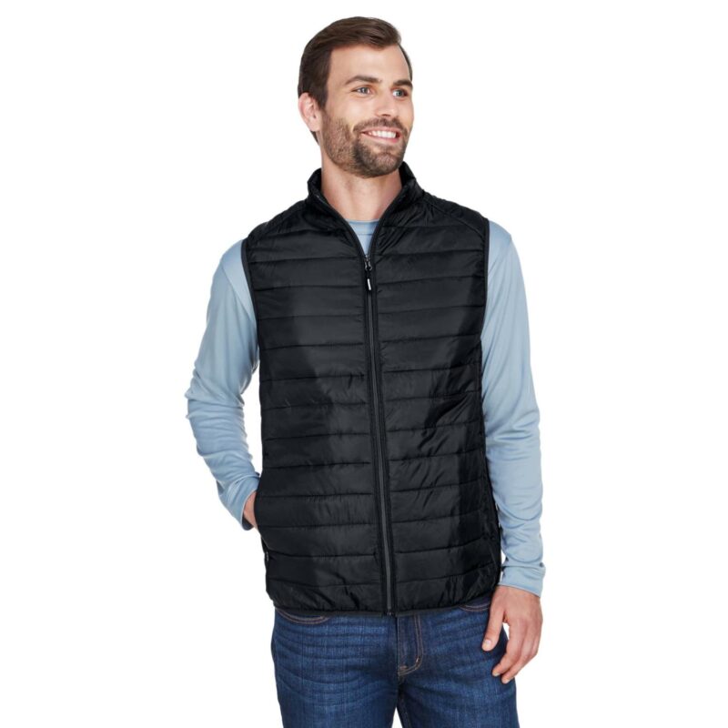 Custom CORE365 Men's Prevail Packable Puffer Vest - 1