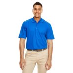 Custom CORE365 Men's Radiant Performance Piqué Polo With Reflective Piping