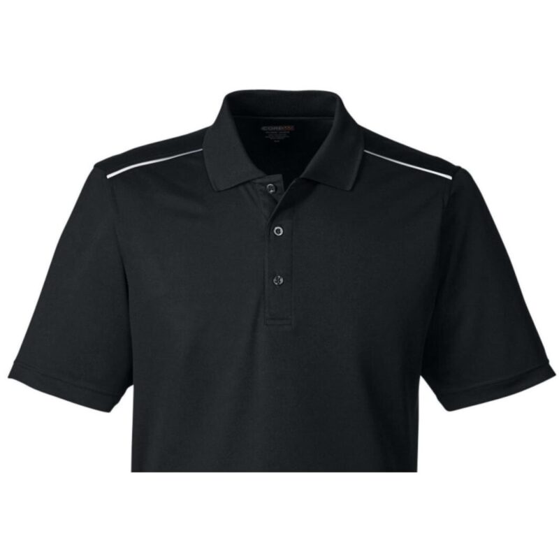 Custom CORE365 Men's Radiant Performance Piqué Polo With Reflective Piping - 3