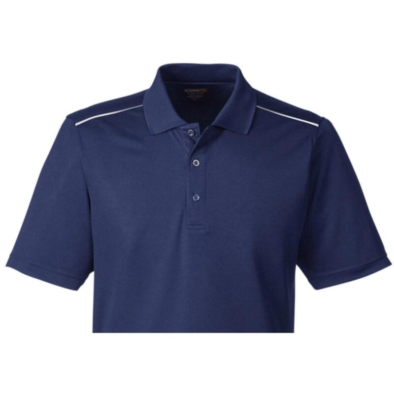 Custom CORE365 Men's Radiant Performance Piqué Polo With Reflective Piping - 4