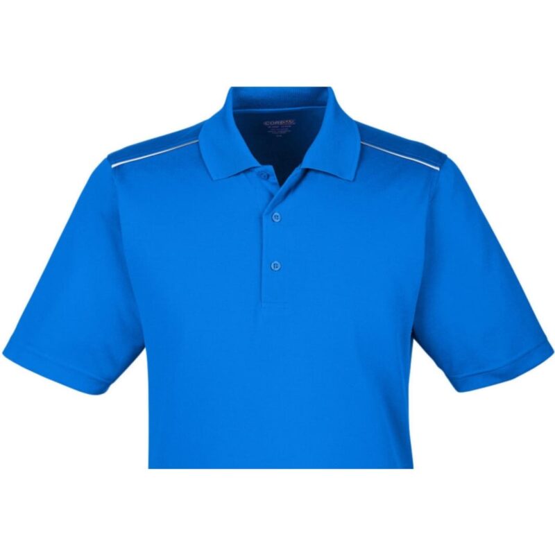 Custom CORE365 Men's Radiant Performance Piqué Polo With Reflective Piping - 7