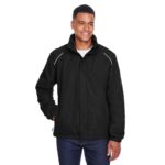 Custom CORE365 Men's Tall Profile Fleece-Lined All-Season Jacket - 1