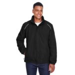 Custom CORE365 Men's Tall Profile Fleece-Lined All-Season Jacket