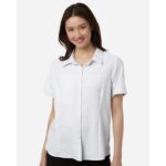 Custom CORE365 Women's UltraUVP Shoreline Short Sleeve Staff Shirt - CE520W